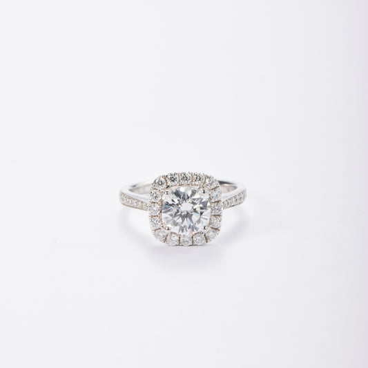 1ct round Ring