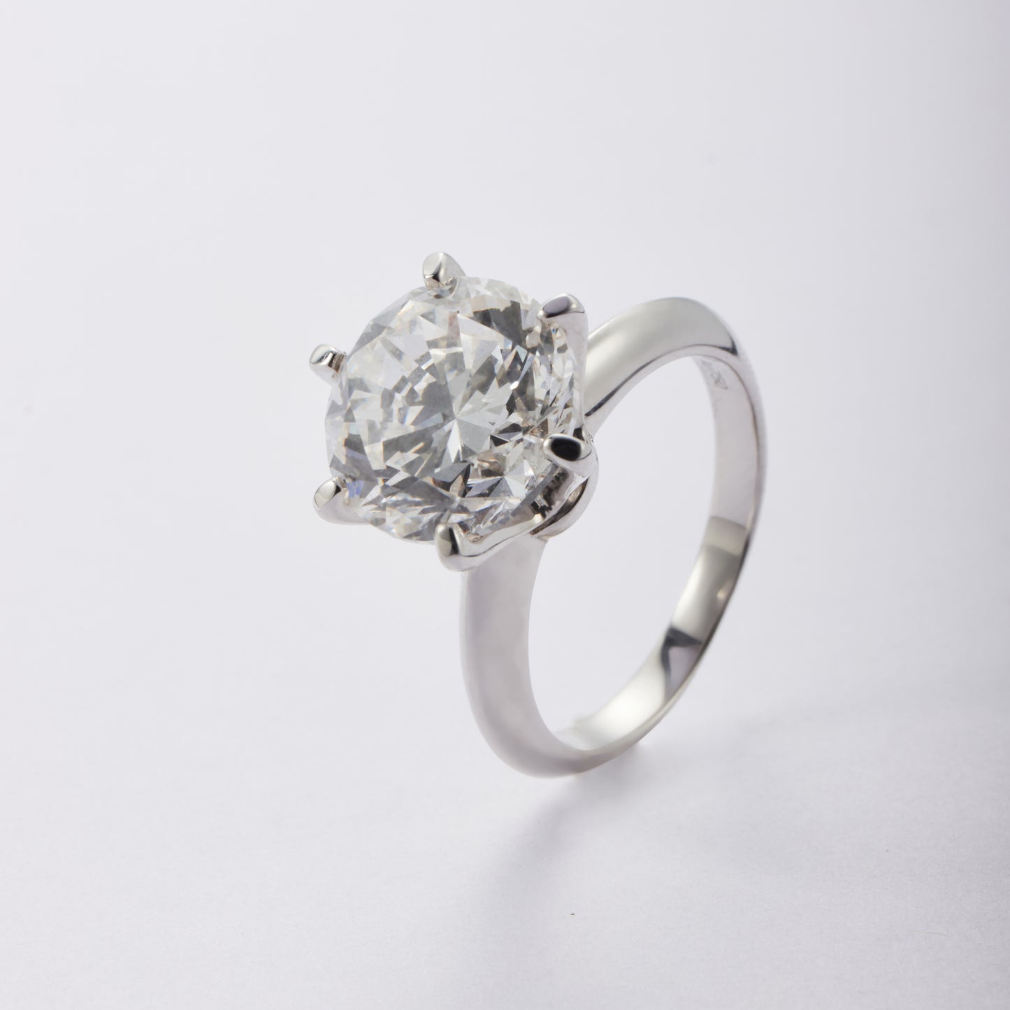 5ct/Ring-Round/Six-prong inlay