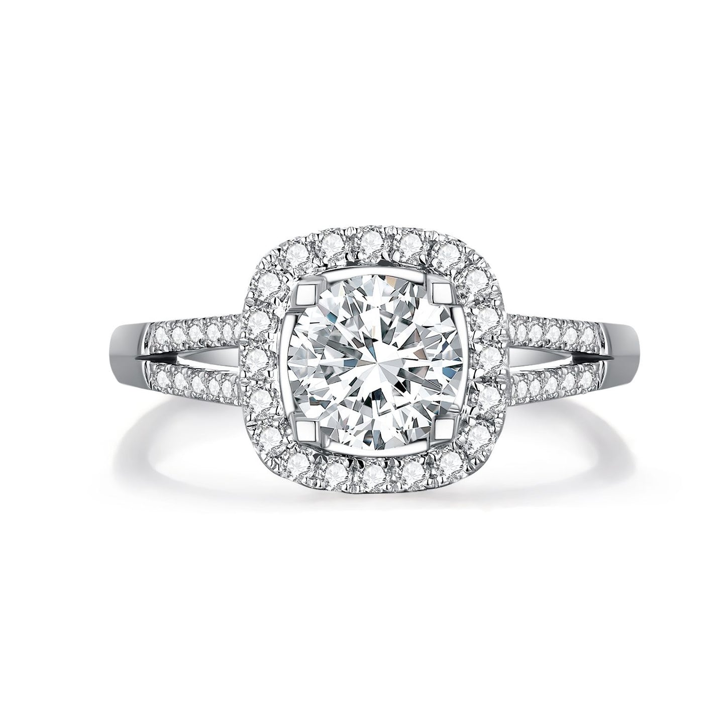 1ct-Round-Halo Setting