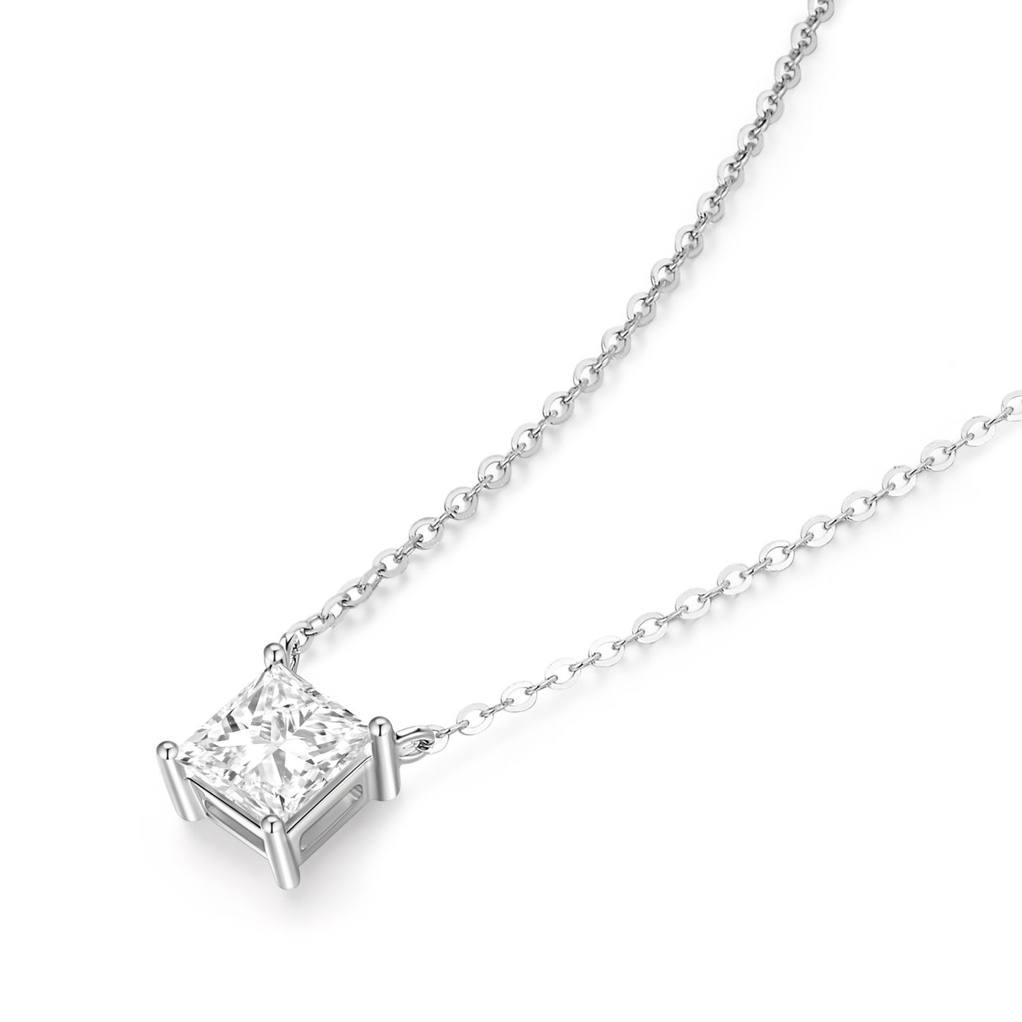 1ct Single diamond necklace