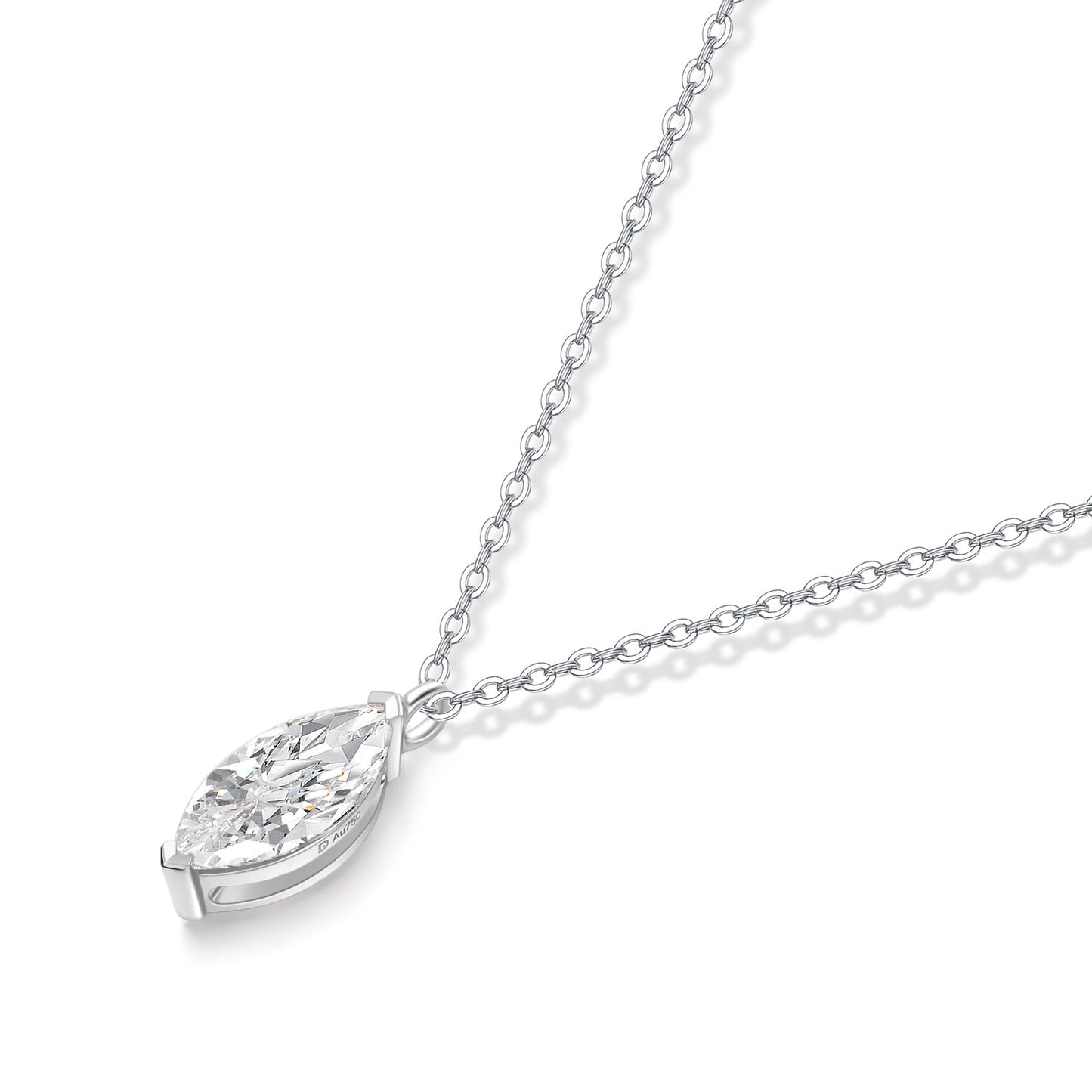 1ct Marquise Single diamond necklace