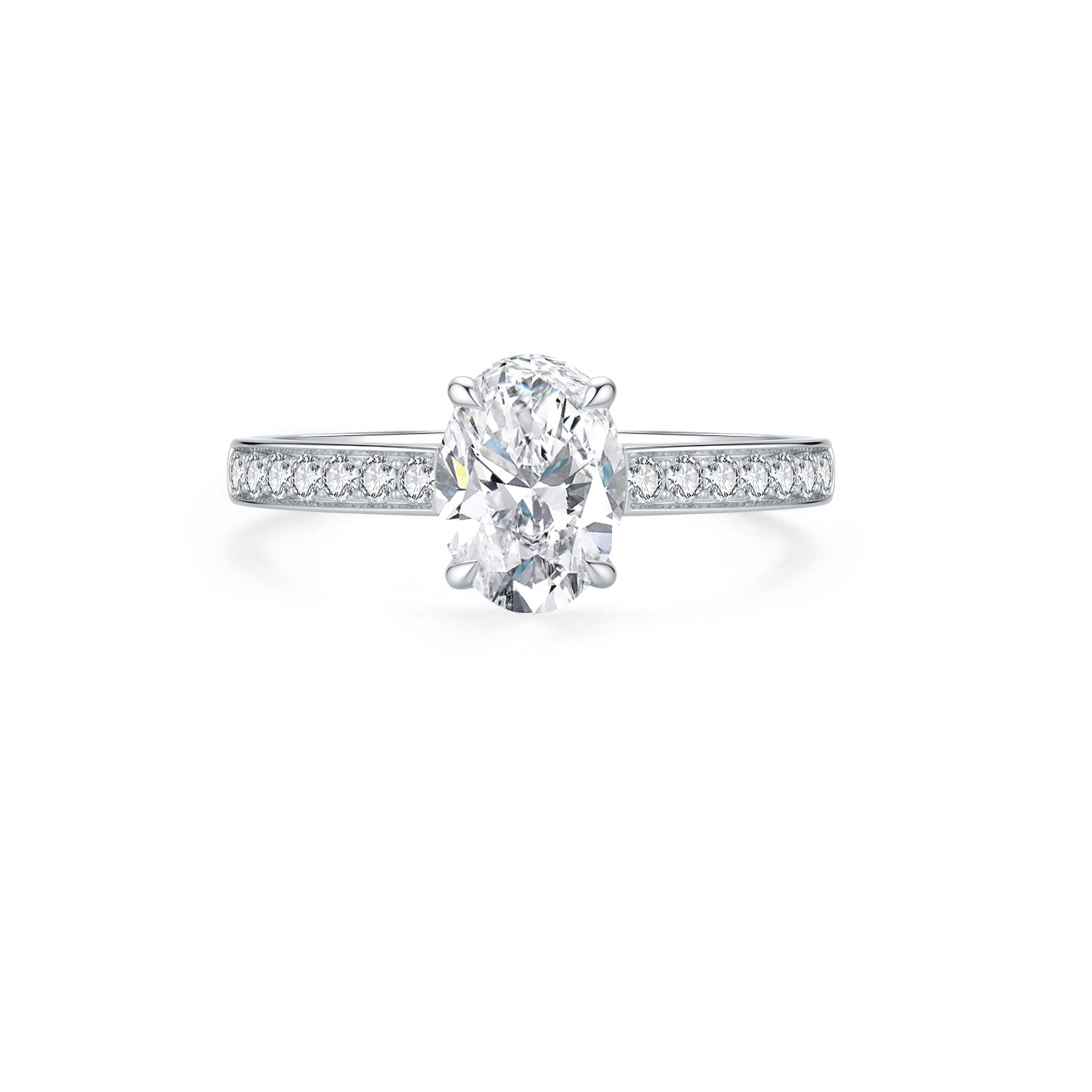 1ct Oval diamond ring