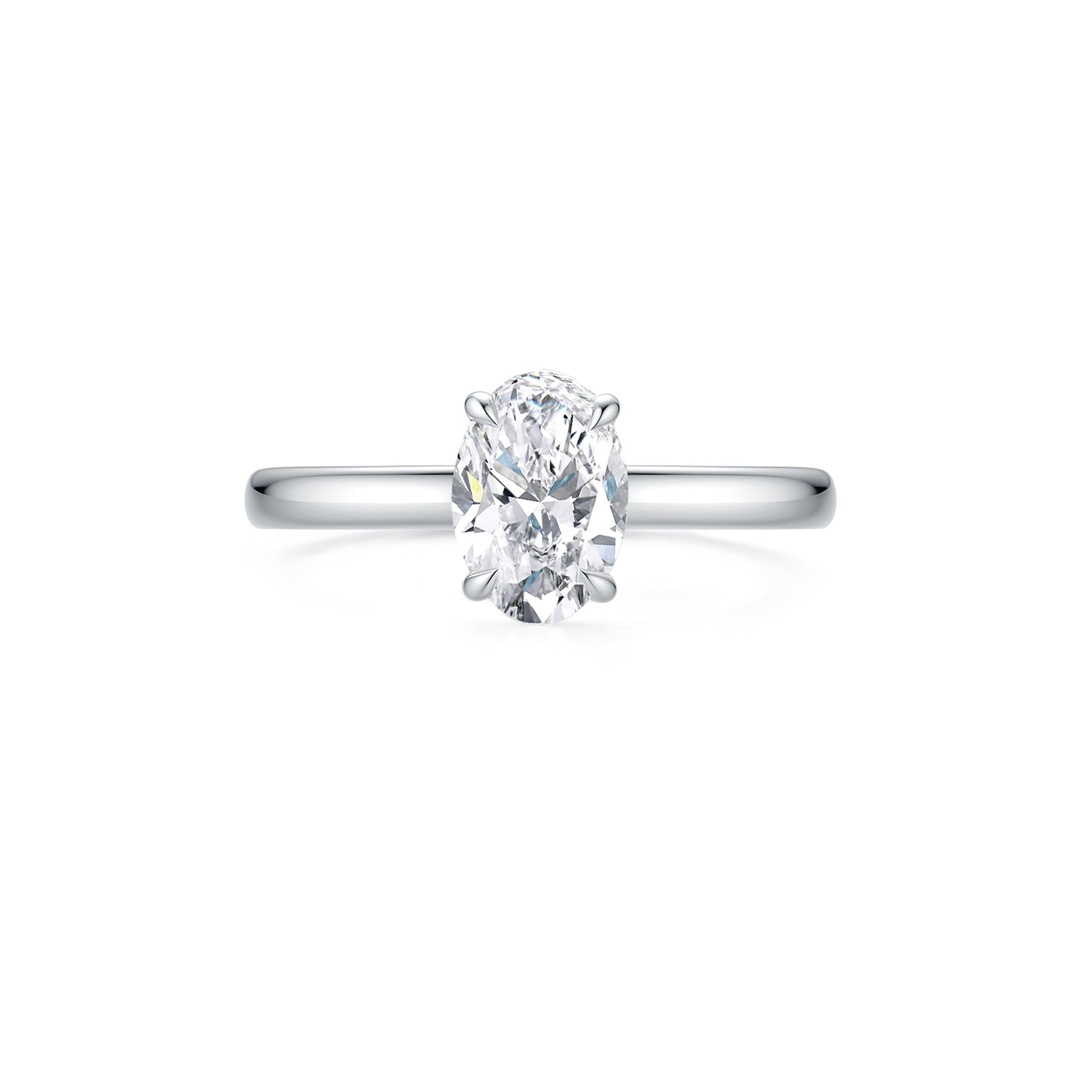 1ct Oval diamond ring