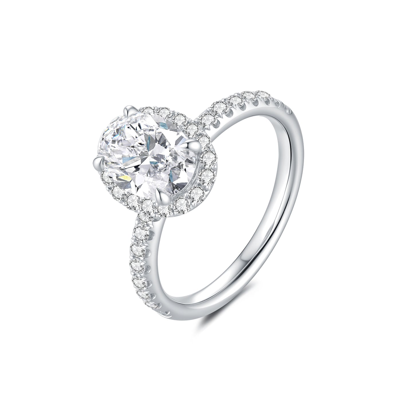 1ct Oval diamond ring