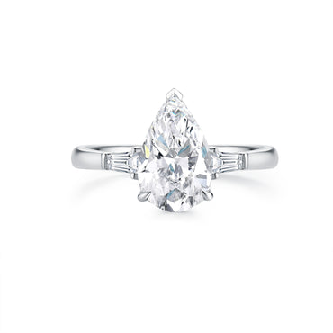 2ct Pear-two RING