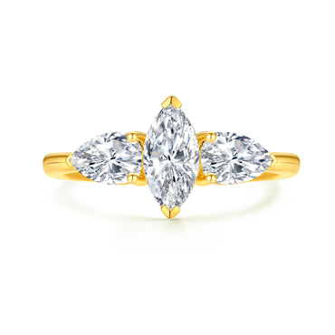 Marquise and Pear RING