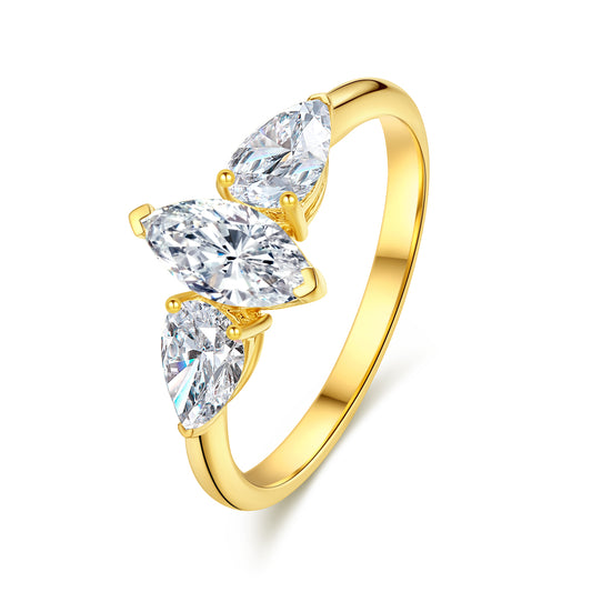 Marquise and Pear RING