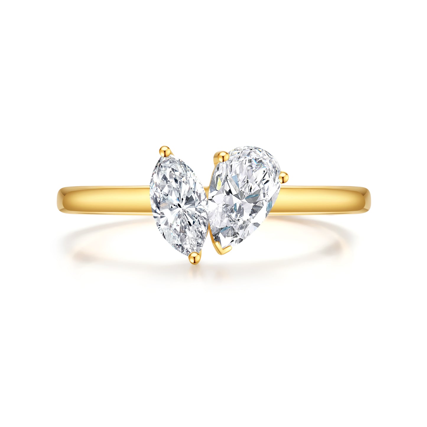 RING-1ct Marquise and 1ct Pear