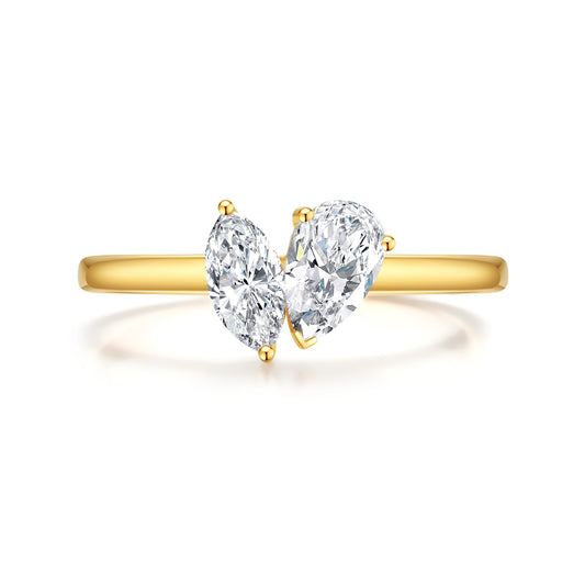 RING-1ct Marquise and 1ct Pear