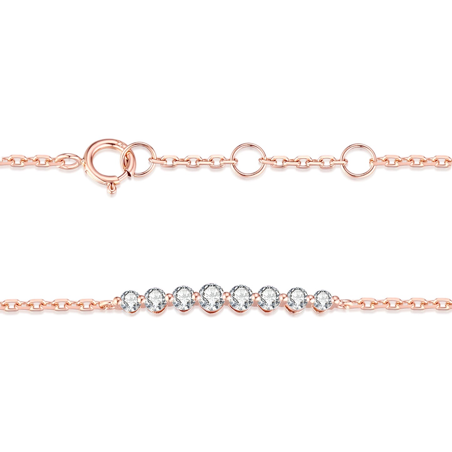 Diamond combination bracelet