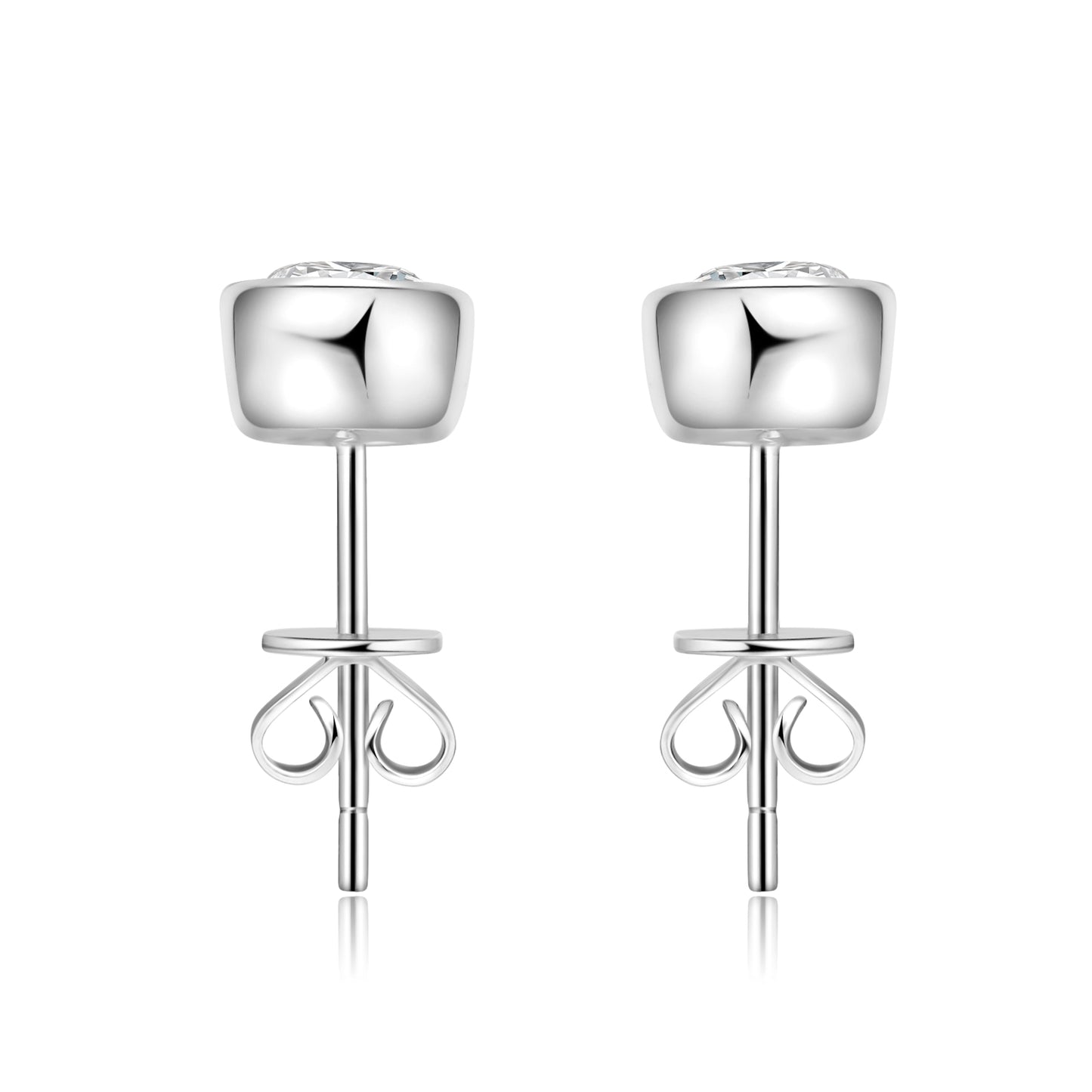 Round earrings