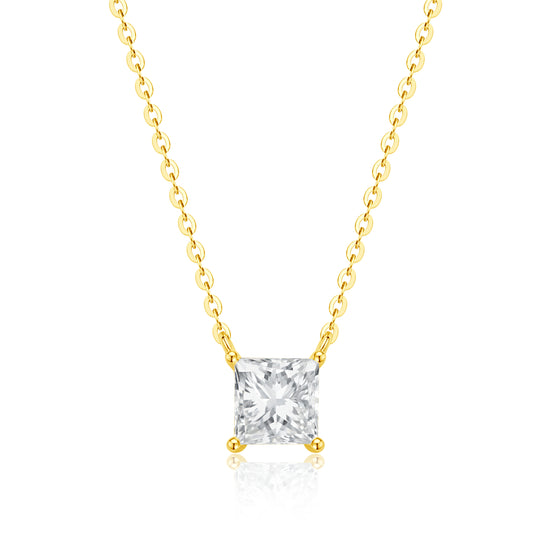 1ct Single diamond necklace