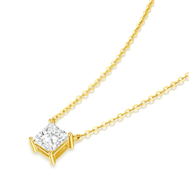 1ct Single diamond necklace