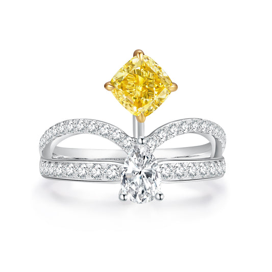 Yellow diamond-