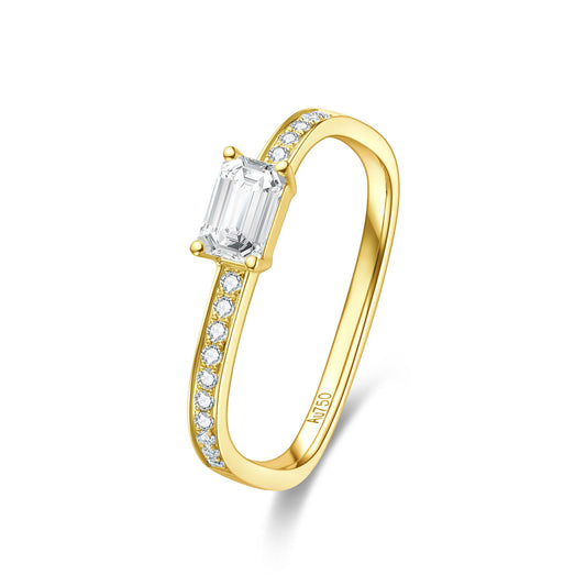 Square-rimmed ring