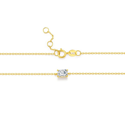 1ct Emerald diamond bracelet