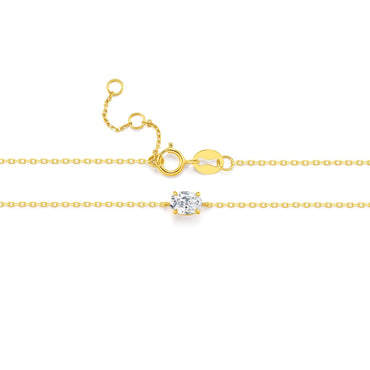 1ct Oval diamond bracelet