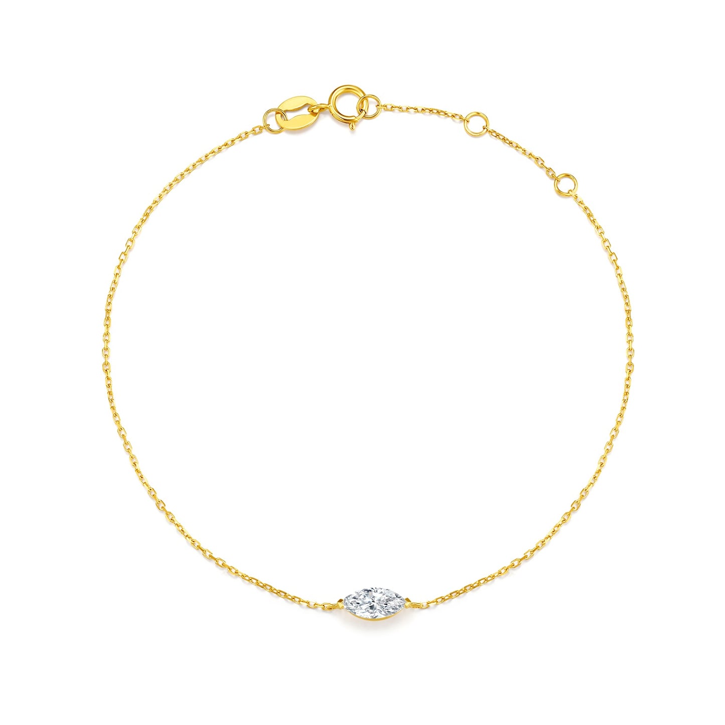 1ct Marquise diamond bracelet