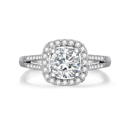 1ct-Round-Halo Setting