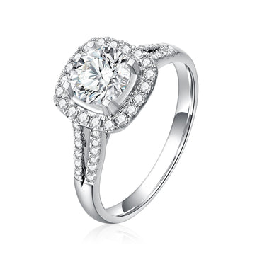 1ct-Round-Halo Setting