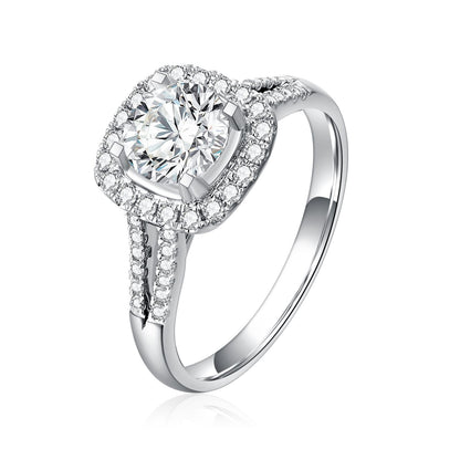 1ct-Round-Halo Setting