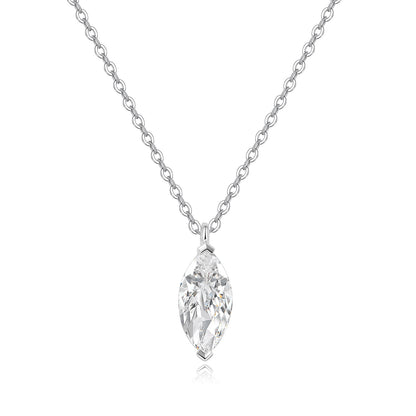 1ct Marquise Single diamond necklace