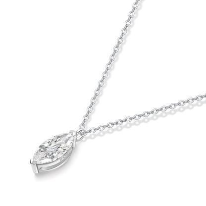 1ct Marquise Single diamond necklace