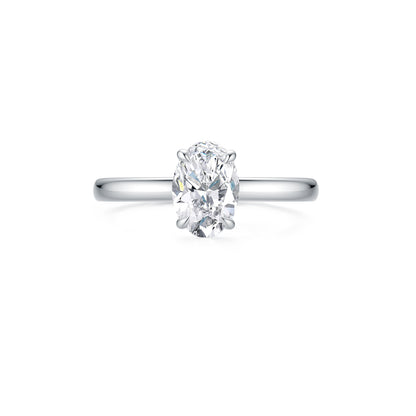1ct Oval diamond ring