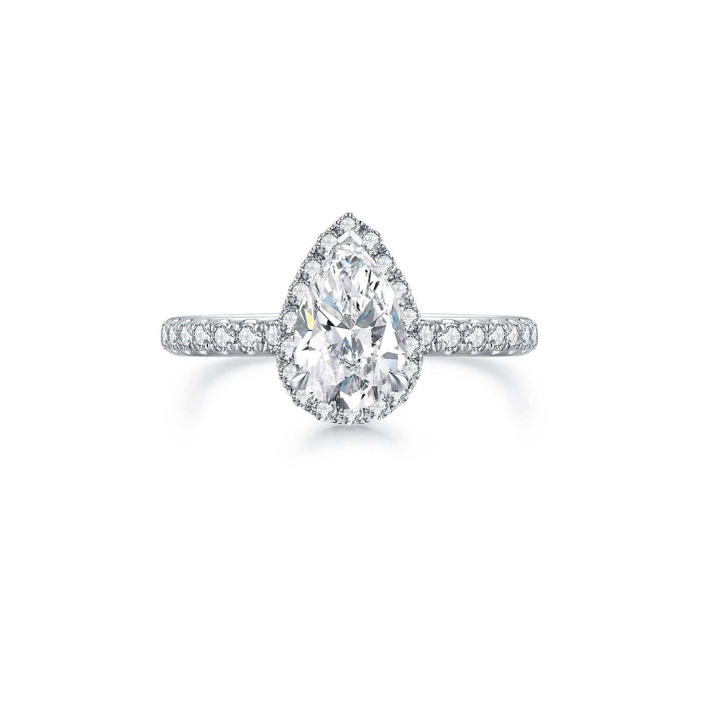 1ct pear diamond ring