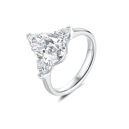 2ct Pear-two RING