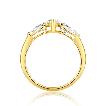 Marquise and Pear RING