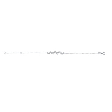 Irregular diamond bracelet
