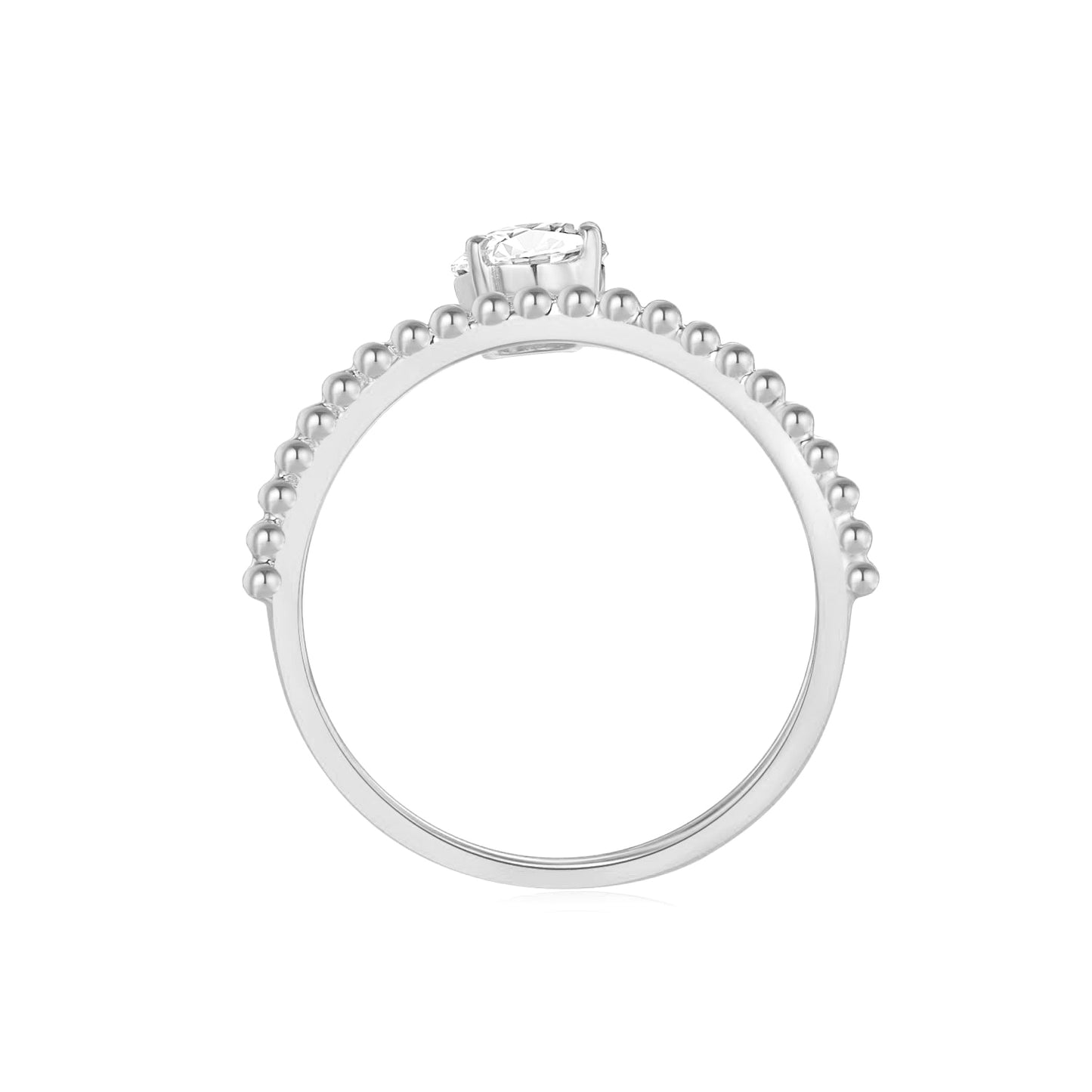 Irregular oval ring